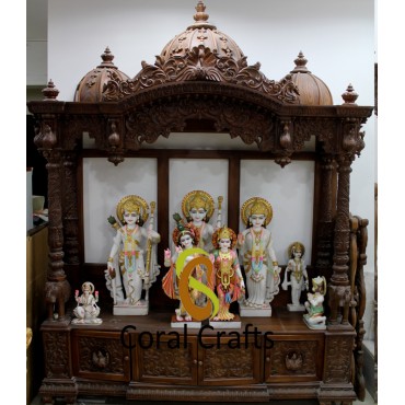 Solid Teak Wood Temple