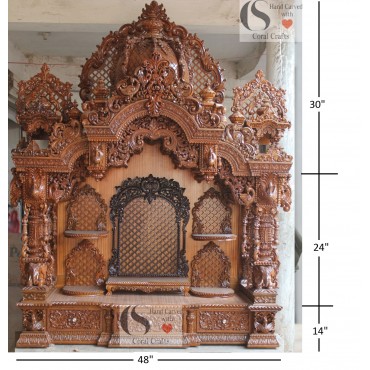 Exclusive Temple in Solid Teak Wood (CS103)