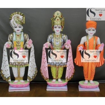 Exclusive statues of Swami Narayan Bhagwan on Lotus 30"