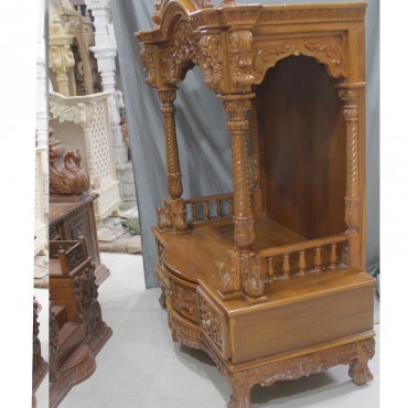 Teak Wood Temple for Home (CS240)