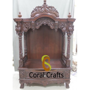 Teak Wood Temple for Home (CS241)