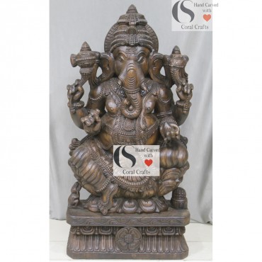 Exclusive Ganesh Idol from Solid Wood