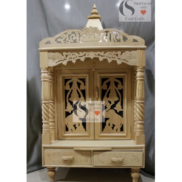 Small and Light Weight Temple from Wood
